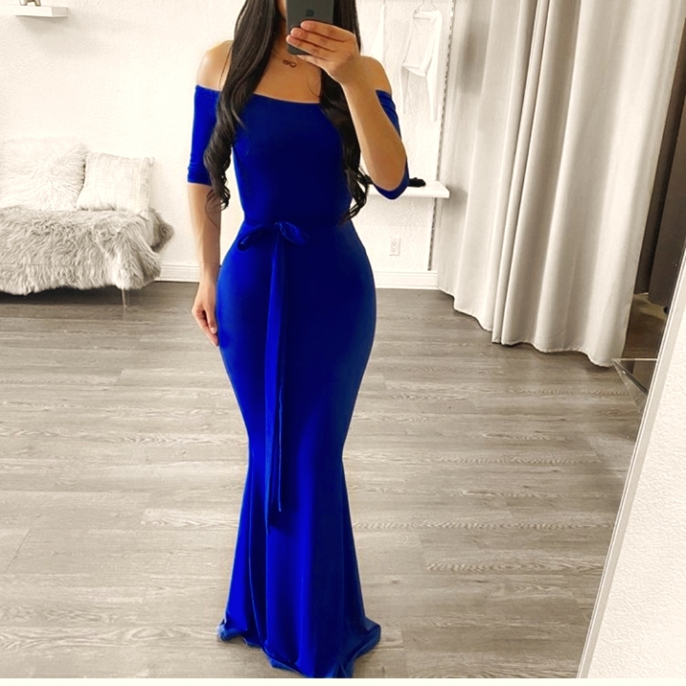 Glorious Royal Blue Gown